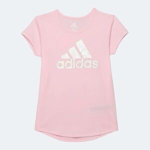 5 for $20🫟🛍️🔵 Girls Adidas Pink Athletic Top. Size Large (14)